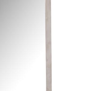 Bellvue Floor Mirror - Shiny Steel