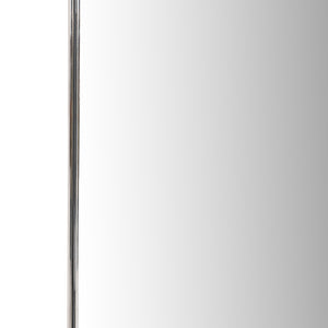Bellvue Floor Mirror - Shiny Steel