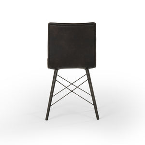 Diaw Dining Chair - Distressed Black
