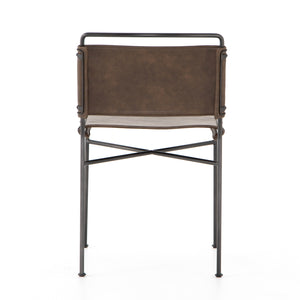 Wharton Dining Chair - Distressed Brown