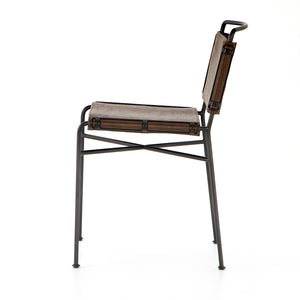 Wharton Dining Chair - Distressed Brown