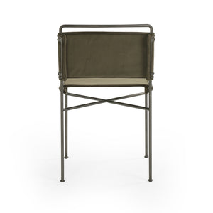 Wharton Dining Chair - Modern Velvet Loden