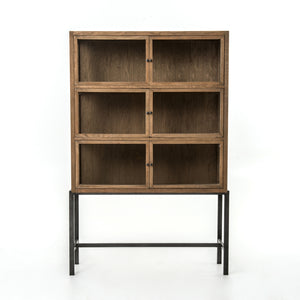 Spencer Curio Cabinet - Drifted Oak