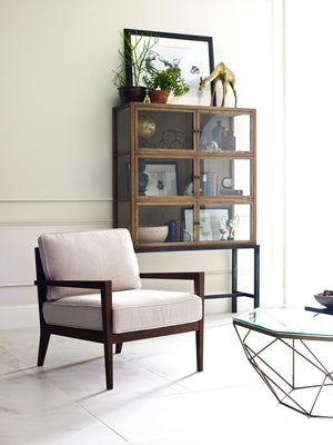 Spencer Curio Cabinet - Drifted Oak