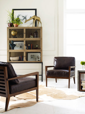 Spencer Curio Cabinet - Drifted Oak