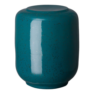 Lantern Garden Stool/Table with a Lagoon Speckle Glaze