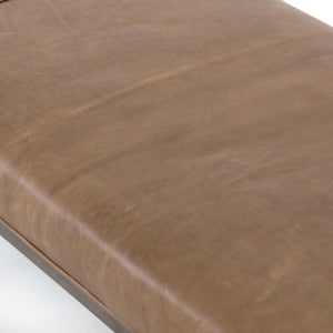 Beaumont Leather Bench - Warm Taupe Dakota Leather