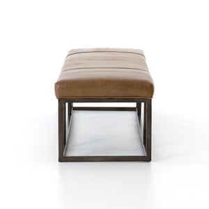 Beaumont Leather Bench - Warm Taupe Dakota Leather
