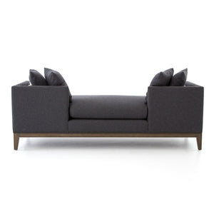 Mercury Double Chaise - Charcoal