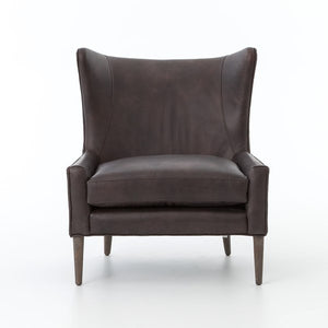 Marlow Wing Chair-Vintage Black