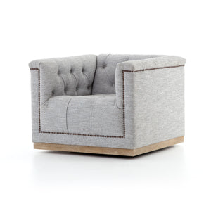 Kensington - Maxx Swivel Chair-Manor Grey