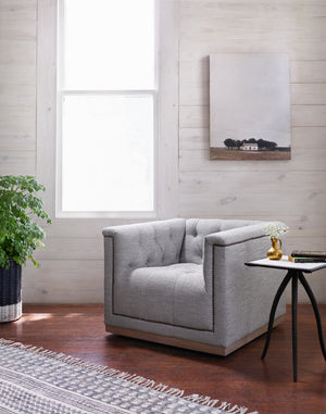 Kensington - Maxx Swivel Chair-Manor Grey