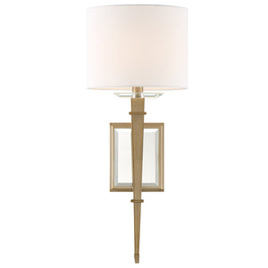 Clifton 1 Light Aged Brass Wall Mount