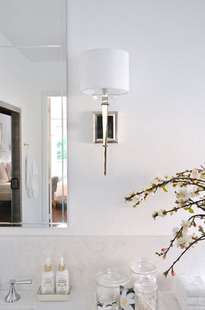 Clifton 1 Light Aged Brass Wall Mount
