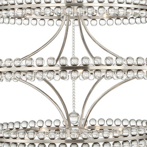 Clover 24 Light Aged Brass Chandelier