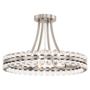 Clover 4 Light Aged Brass Ceiling Mount