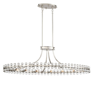 Clover 12 Light Aged Brass Chandelier