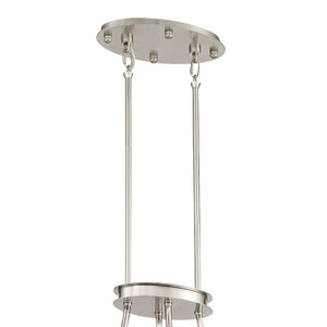 Clover 12 Light Aged Brass Chandelier
