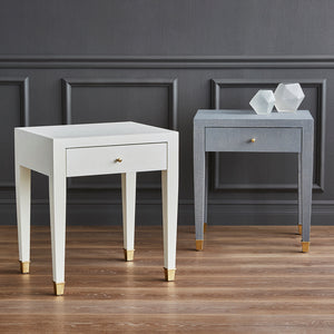 1-Drawer Side Table in Gray | Claudette Collection | Villa & House