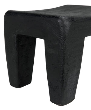 Sumo Stool, Black Burnt