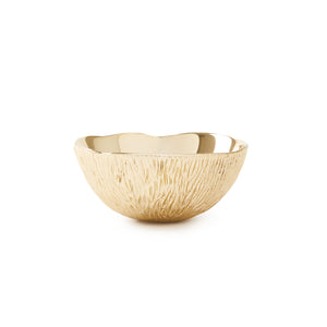 Small Bowl in Brass Finish | Coral Collection | Villa & House