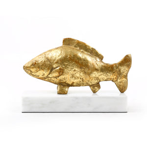 Fish Statue in Gold | Carp Collection | Villa & House