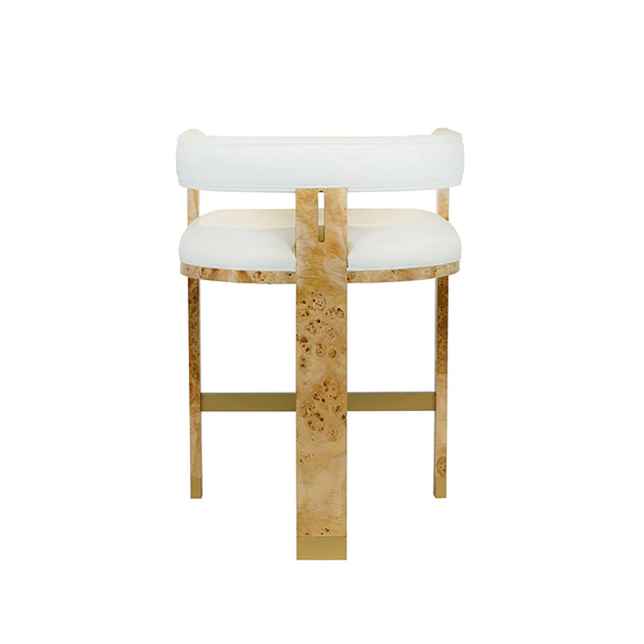 Worlds Away Cruise Counter Stool - Burlwood
