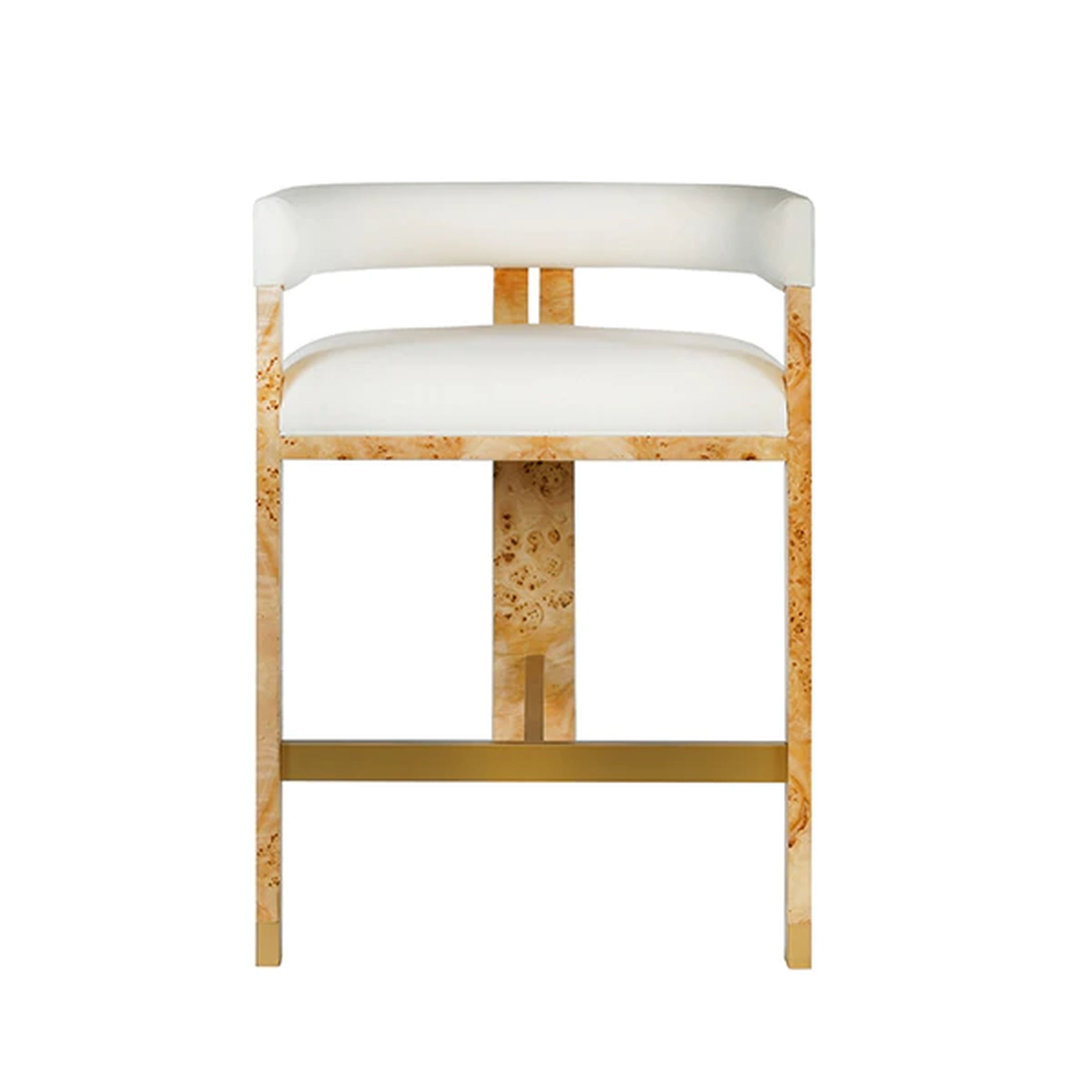 Worlds Away Cruise Counter Stool - Burlwood