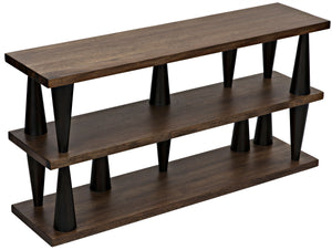 Mood Console - Ebony and Dark Walnut