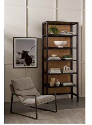 CAPRICE LARGE BOOKSHELF-BLACK WASH MANGO