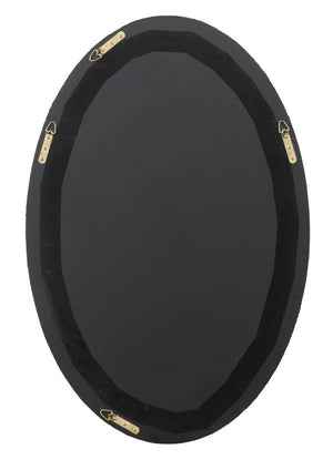 Ovation Oval Mirror - Textured White Resin