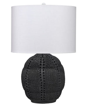 Lunar Table Lamp - Matte Black Porcelain