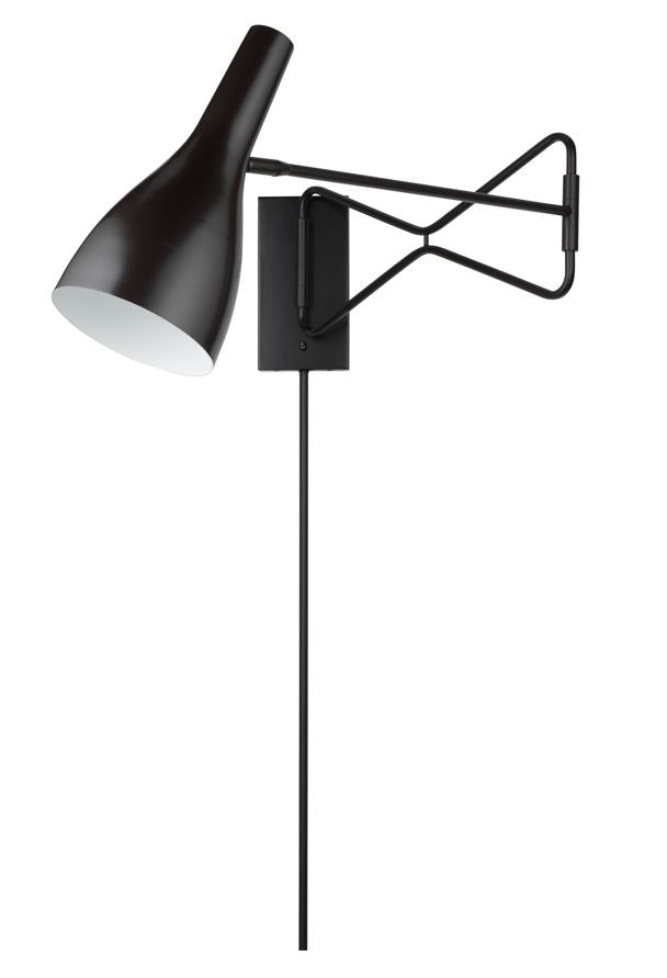Lenz Swing Arm Wall Sconce - Oil Rubbed Bronze Metal
