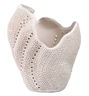 Eclipse Vase -   Matte White Porcelain