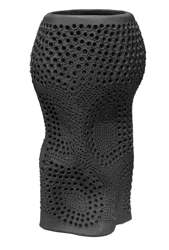 Night Sky Vase -   Matte Black Porcelain