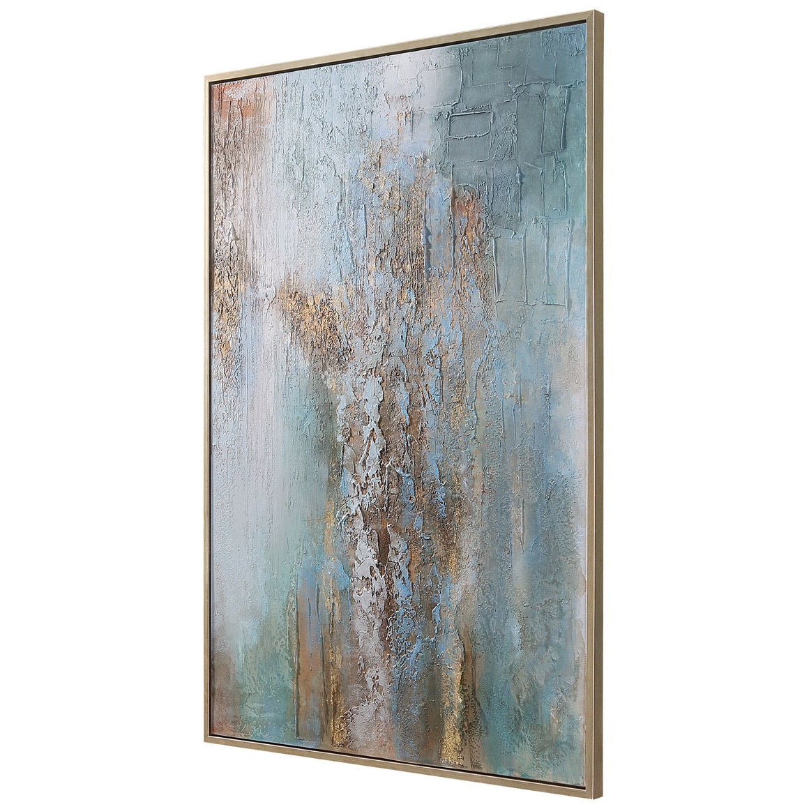 Rendezvous Hand Painted Abstract Art