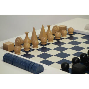 Lacquer Chess & Checkers Table - Blue (Additional Colors Available)