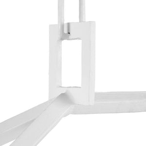 Denison White Rectangular Chandelier