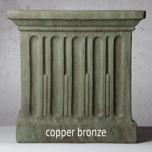 Medium Cast Stone Coils Planter - Greystone (14 finishes available)