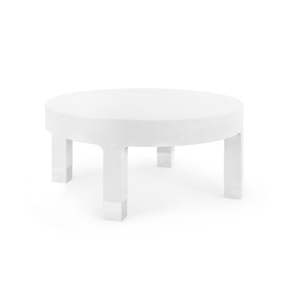 Round Coffee Table in White | Dakota Collection | Villa & House