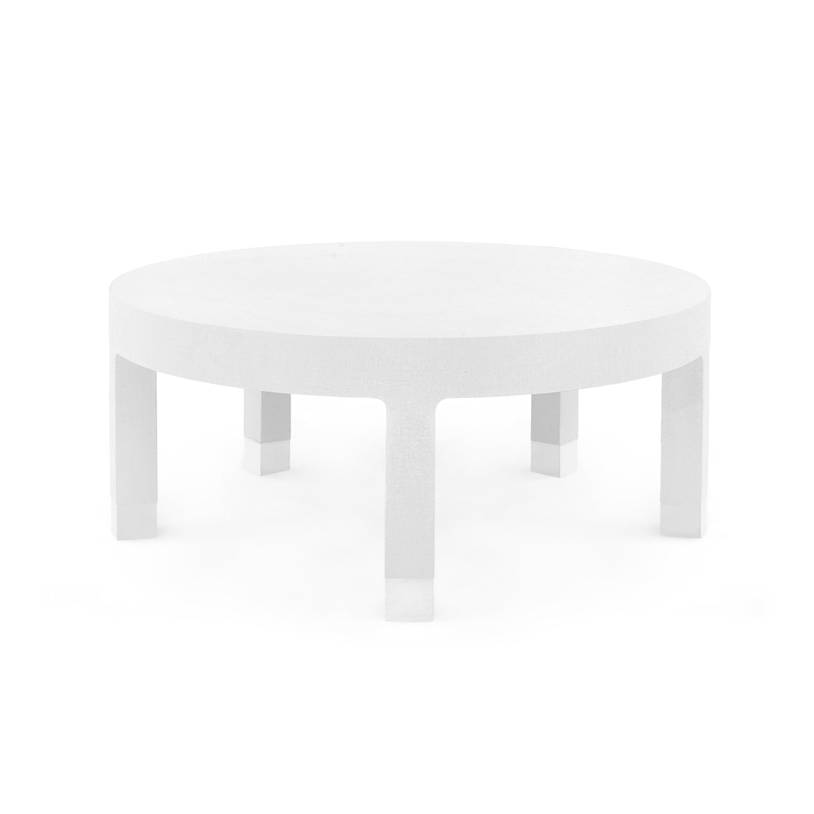 Large Round Coffee Table in White | Dakota Dakota