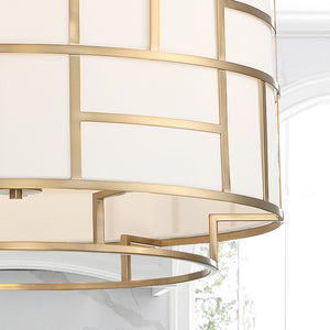 Libby Langdon For Crystorama Danielson 6 Light Vibrant Gold Chandelier
