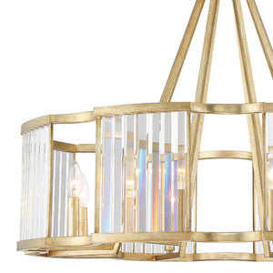 Darcy 8 Light Distressed Twilight Chandelier