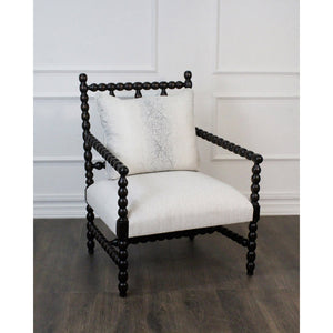 Occasional Chair Rhodes, Ant Black Loop Paladium