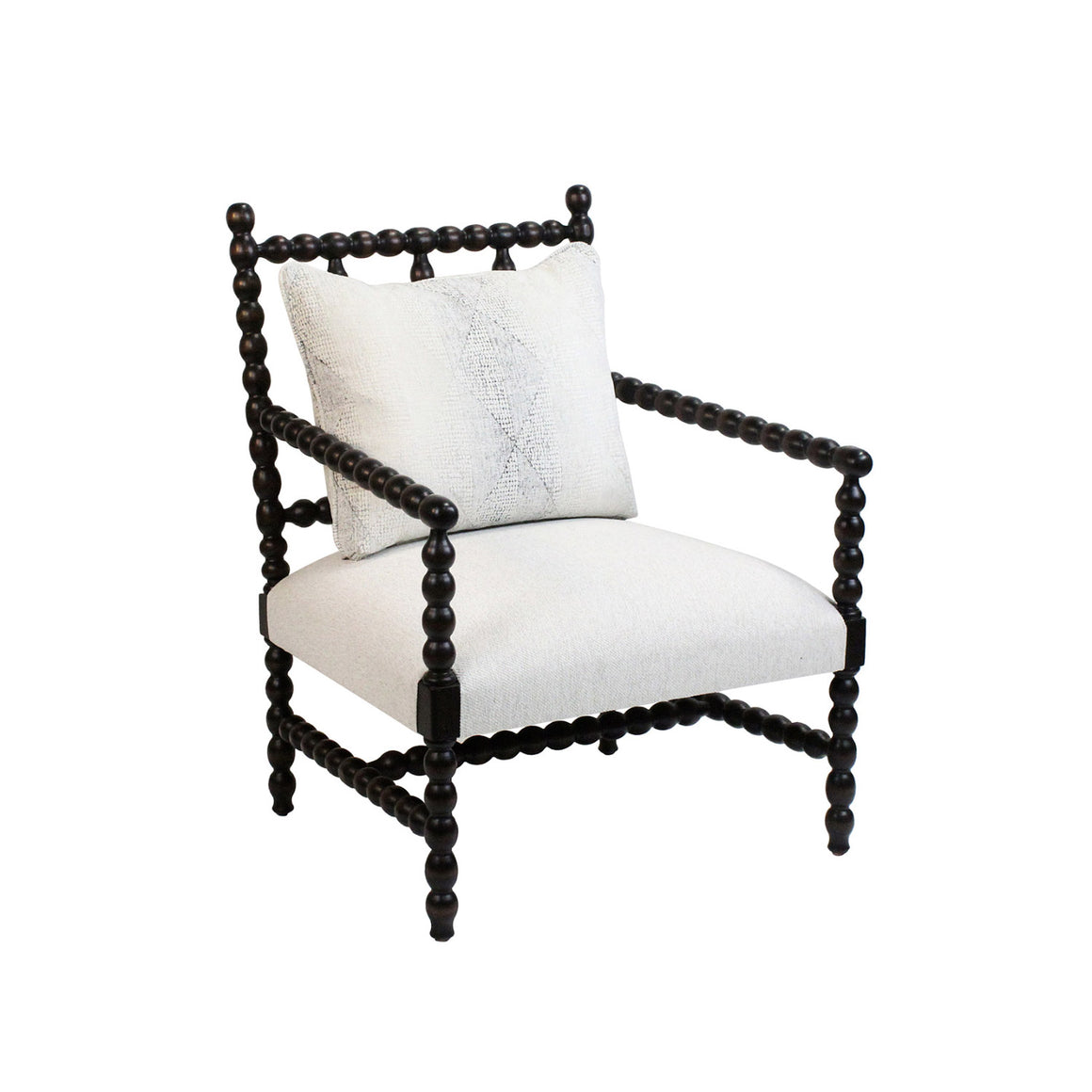 Occasional Chair Rhodes, Ant Black Loop Paladium