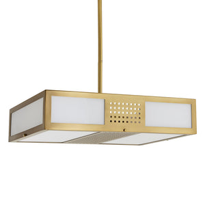 Arteriors Bisger Modern Square Pendant with Frosted Glass*