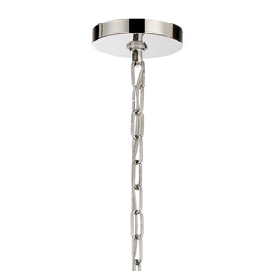 Libby Langdon for Crystorama Devon 4 Light Polished Nickel Lantern