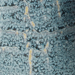 Snorkel Vases in Blue Reactive Glaze (Set of 2)