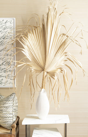 Handcrafted Blanc de Chine Porcelain Vase - White | Agrippa Collection | Villa & House