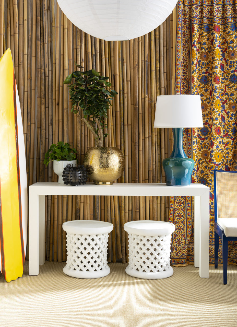 Large Cache Pot in Brass Finish | Mali Collection | Villa & House